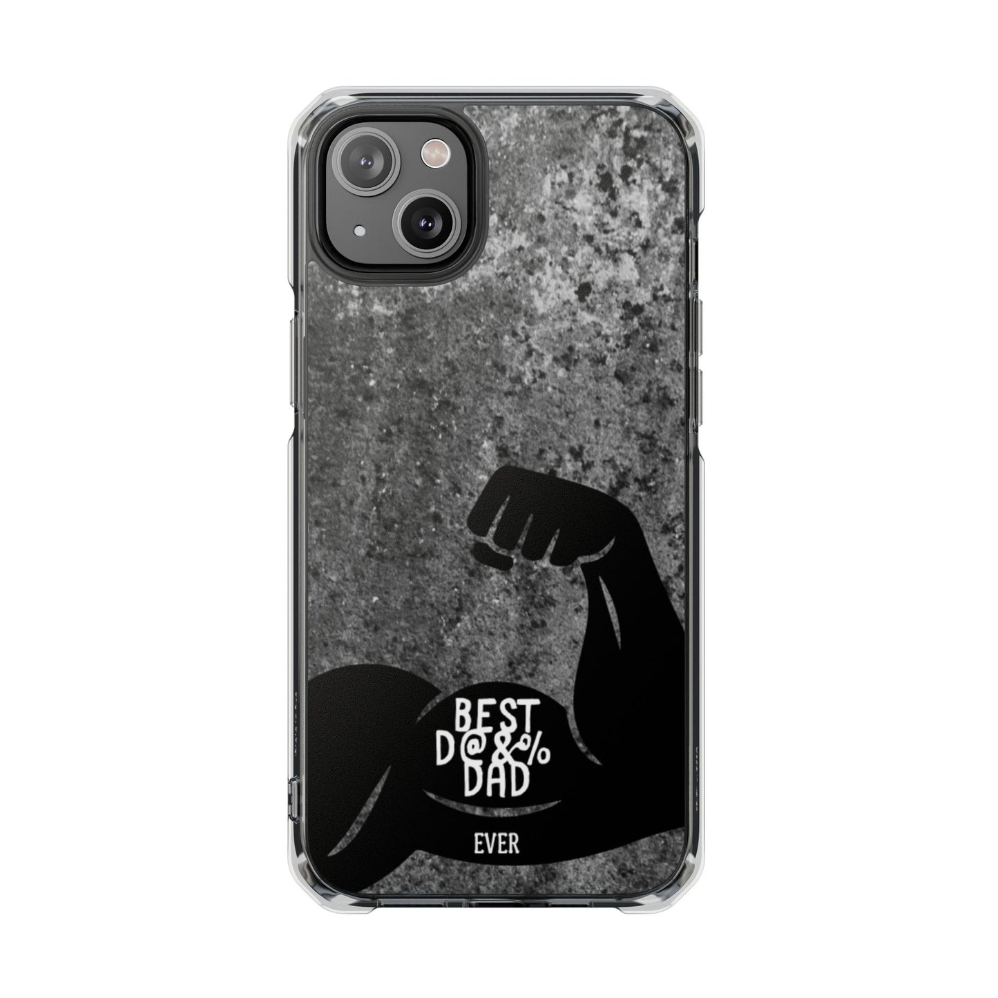 Clear Magnetic Phone Case – Best Dad Ever
