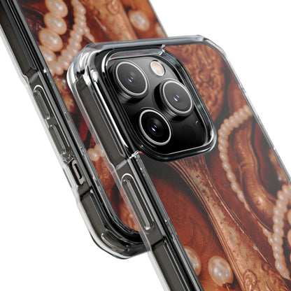 Clear Magnetic Phone Case – Bronze Vanity