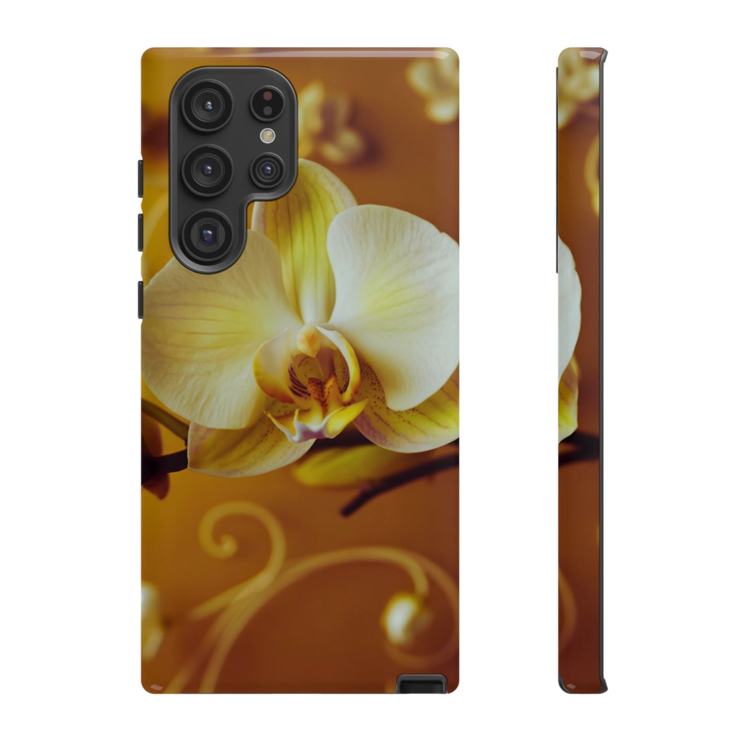 Protective Phone Case – Amber Orchid