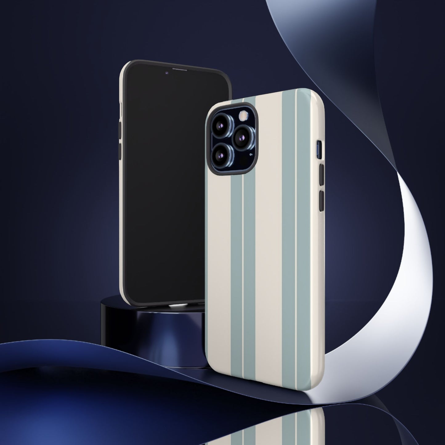 Protective Phone Case – Coastal Stripe