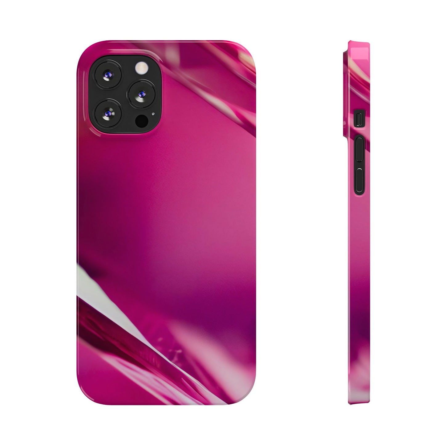 Slim Phone Case – Magenta Motion