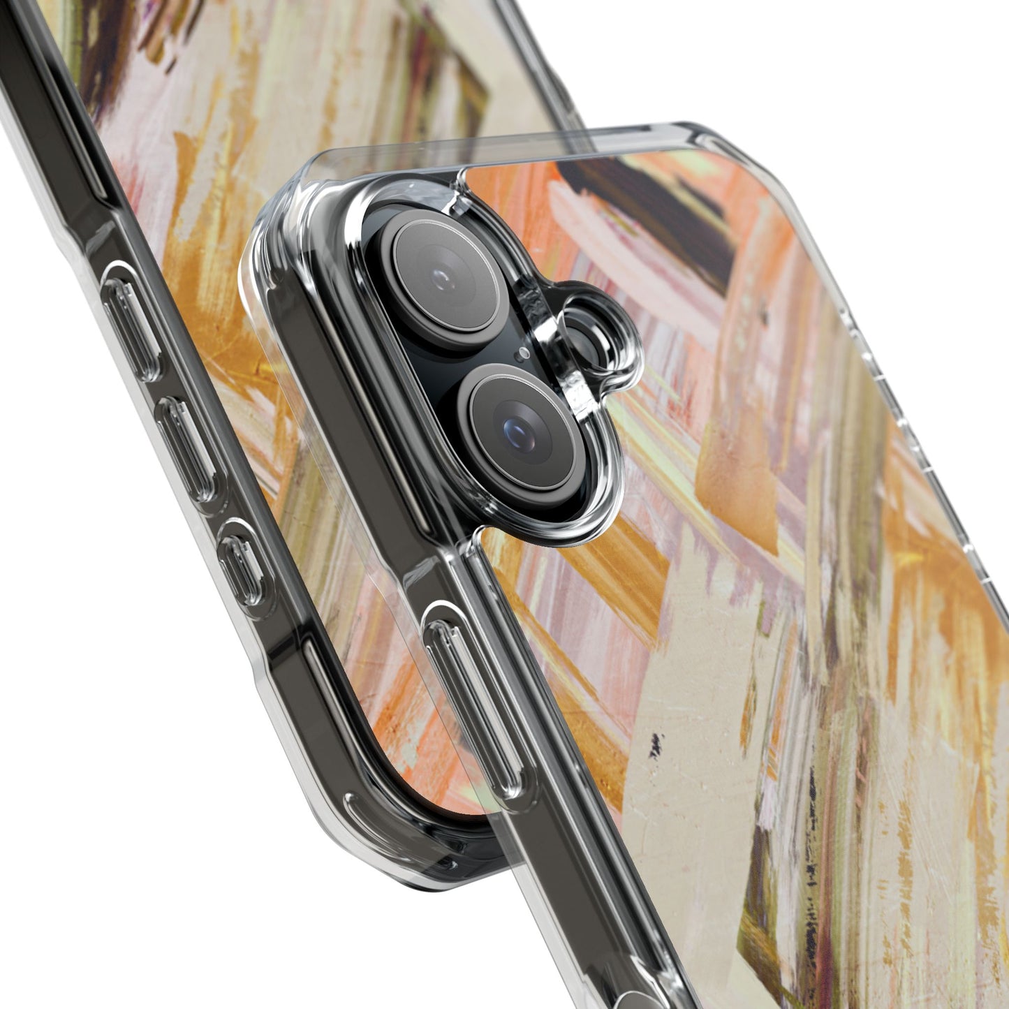 Clear Magnetic Phone Case – Brush & Bronze