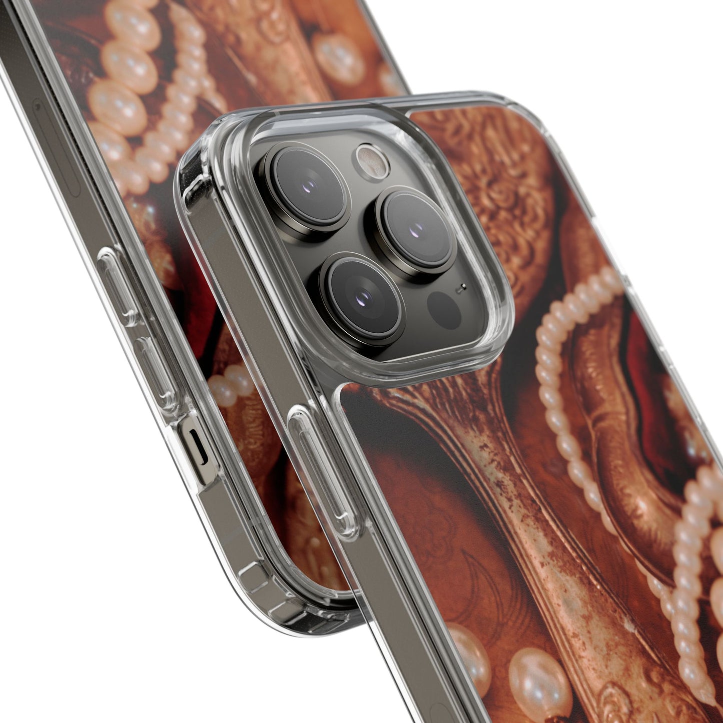 Clear Phone Case – Bronze Vanity