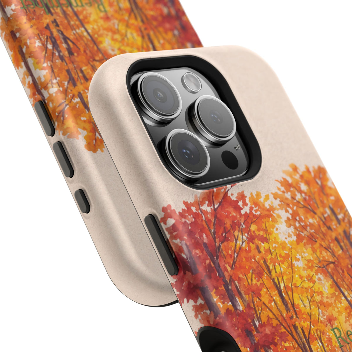 Wireless-Charging Compatible Case – Autumn Remembered – Compatible with iPhone 13–17 & Samsung Galaxy S25–S26 Series