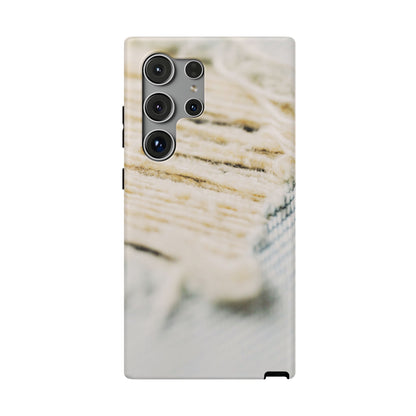 Impact-Resistant Phone Case – Woven Warmth
