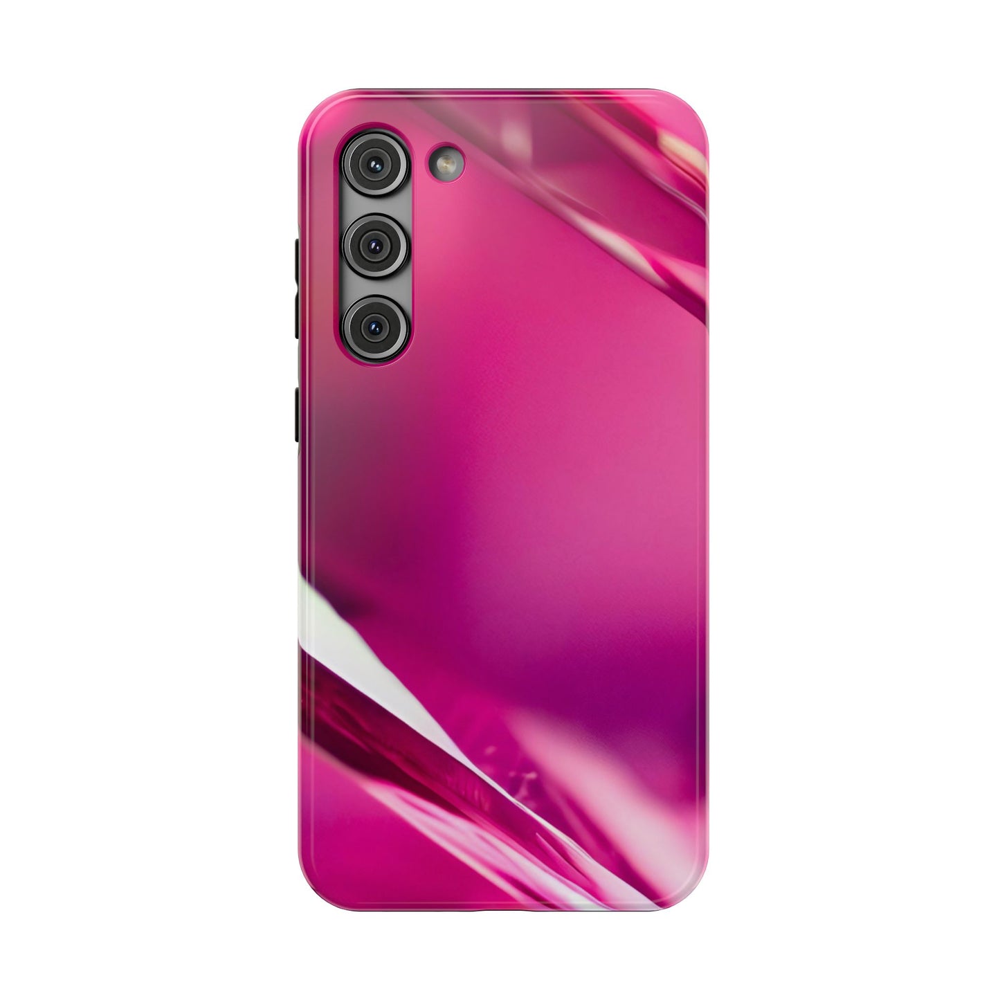 Impact-Resistant Phone Case – Magenta Motion