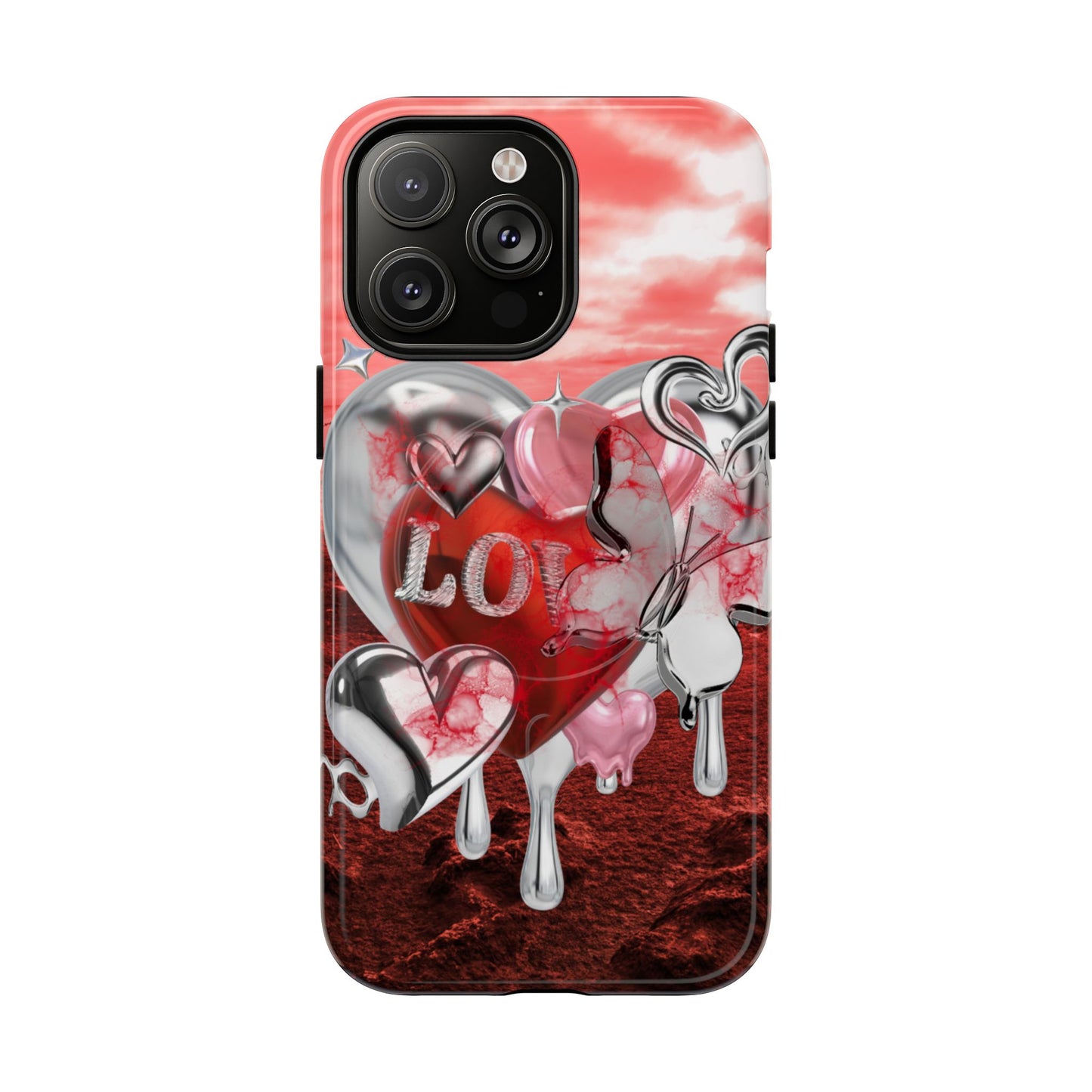 Protective Magnetic Phone Case – Chrome Love