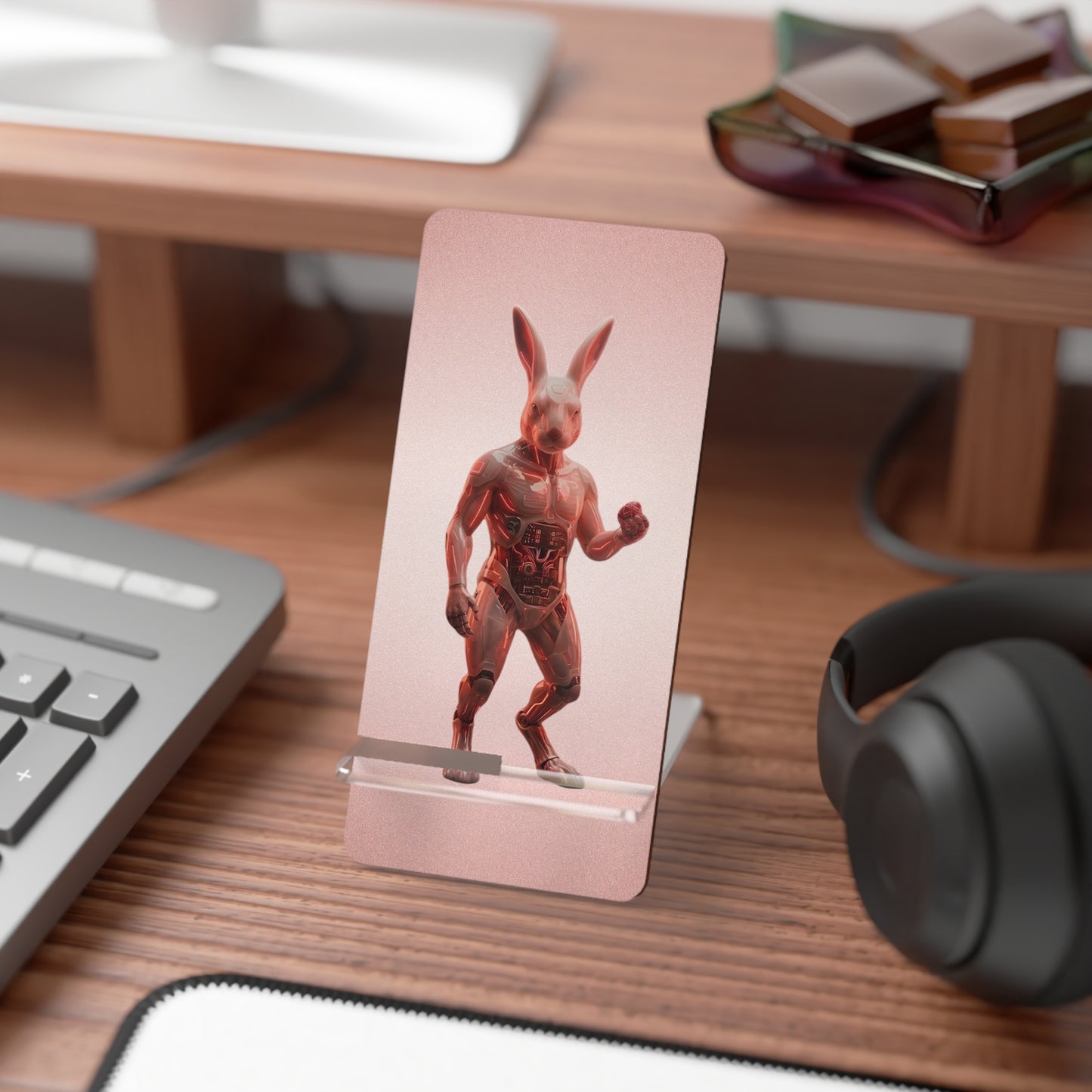 Phone Stand – Cyber Bunny