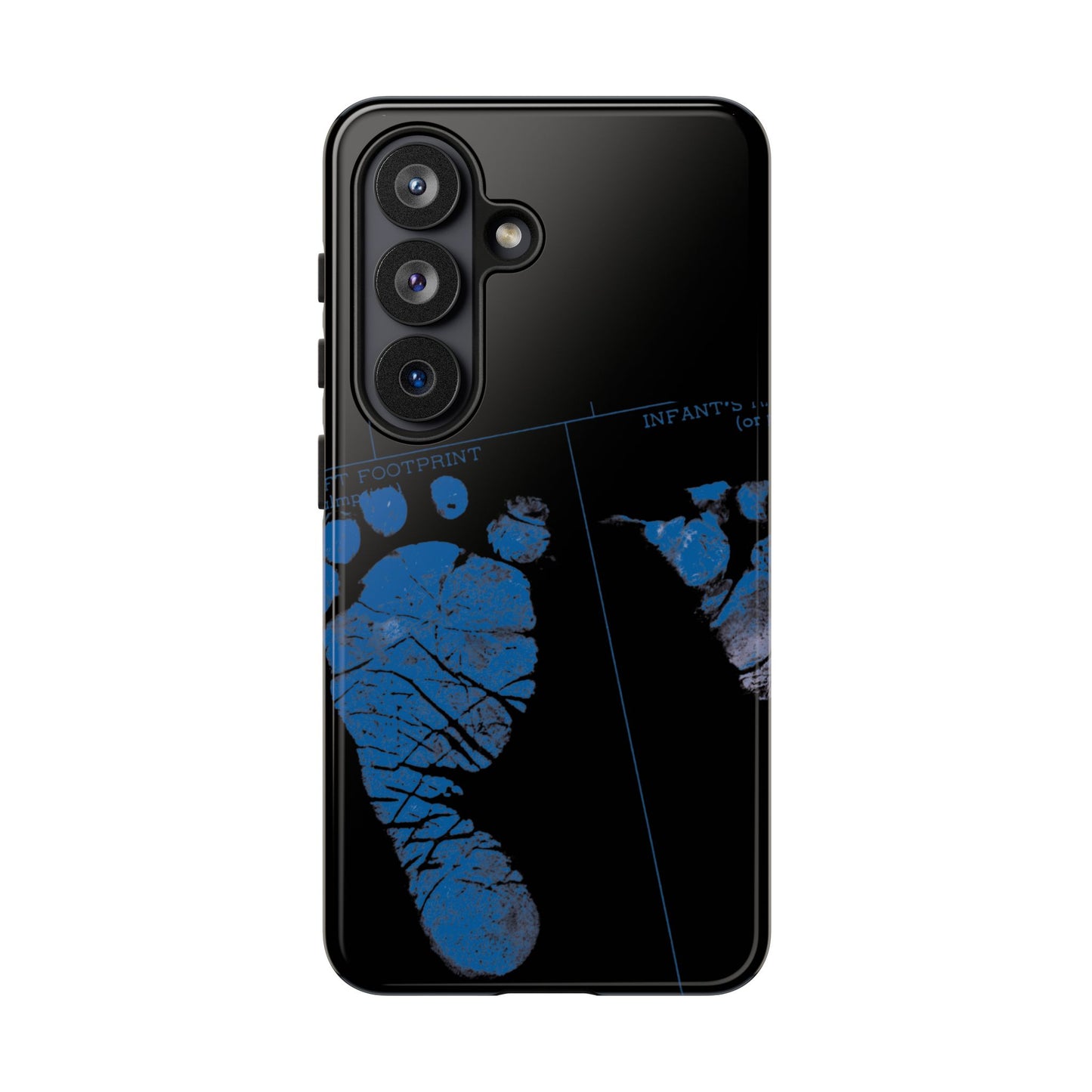 Protective Phone Case – Mom’s Little Blue Footprints