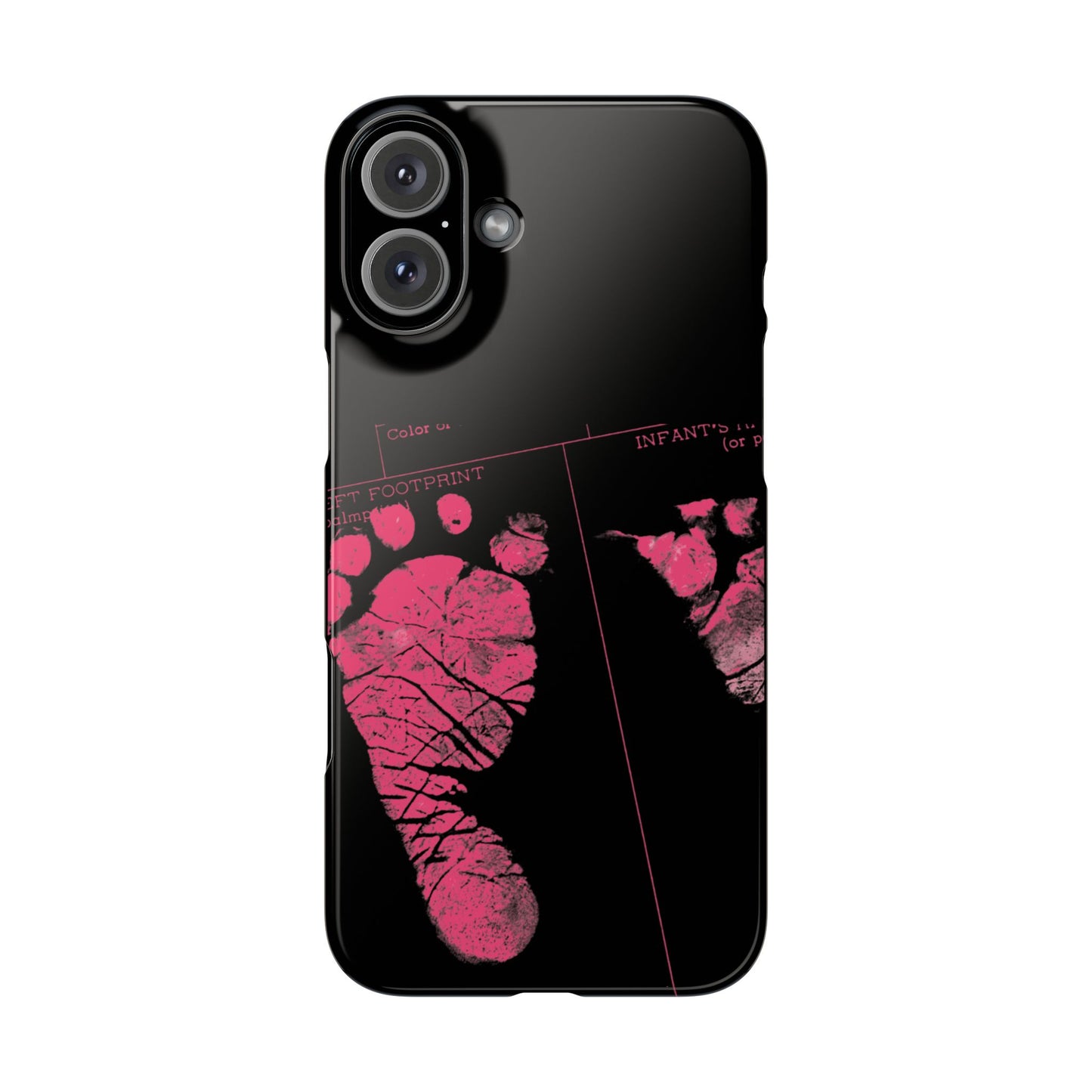 Snap Phone Case – Mom’s Little Pink Footprints