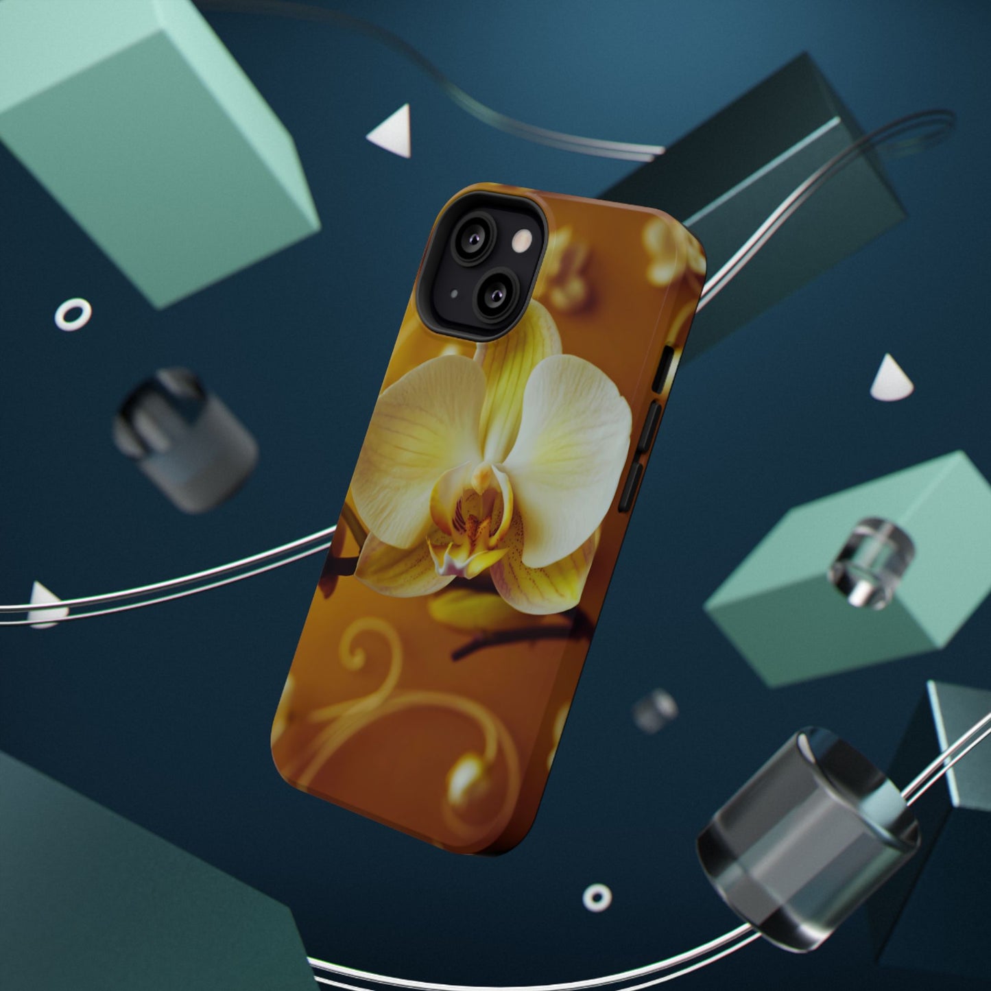 Protective Phone Case – Amber Orchid