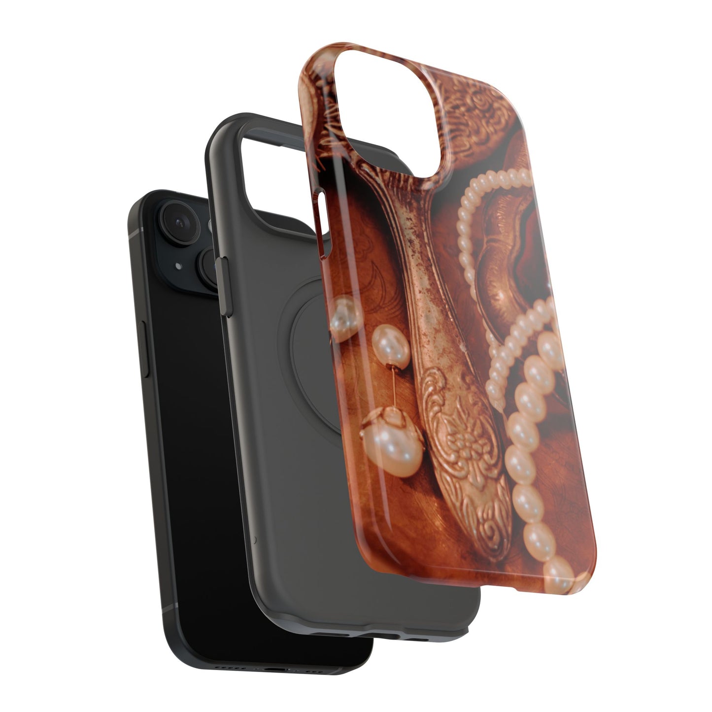 Impact-Resistant Phone Case – Bronze Vanity