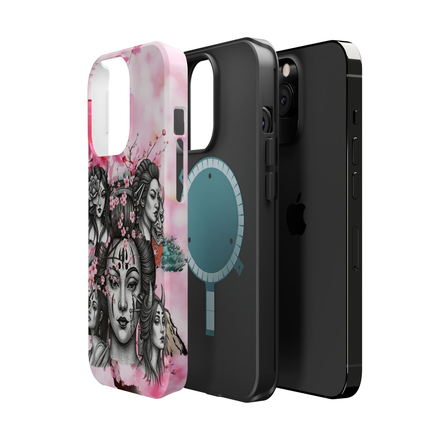 Wireless-Charging Compatible Case – Blossom & Thorn