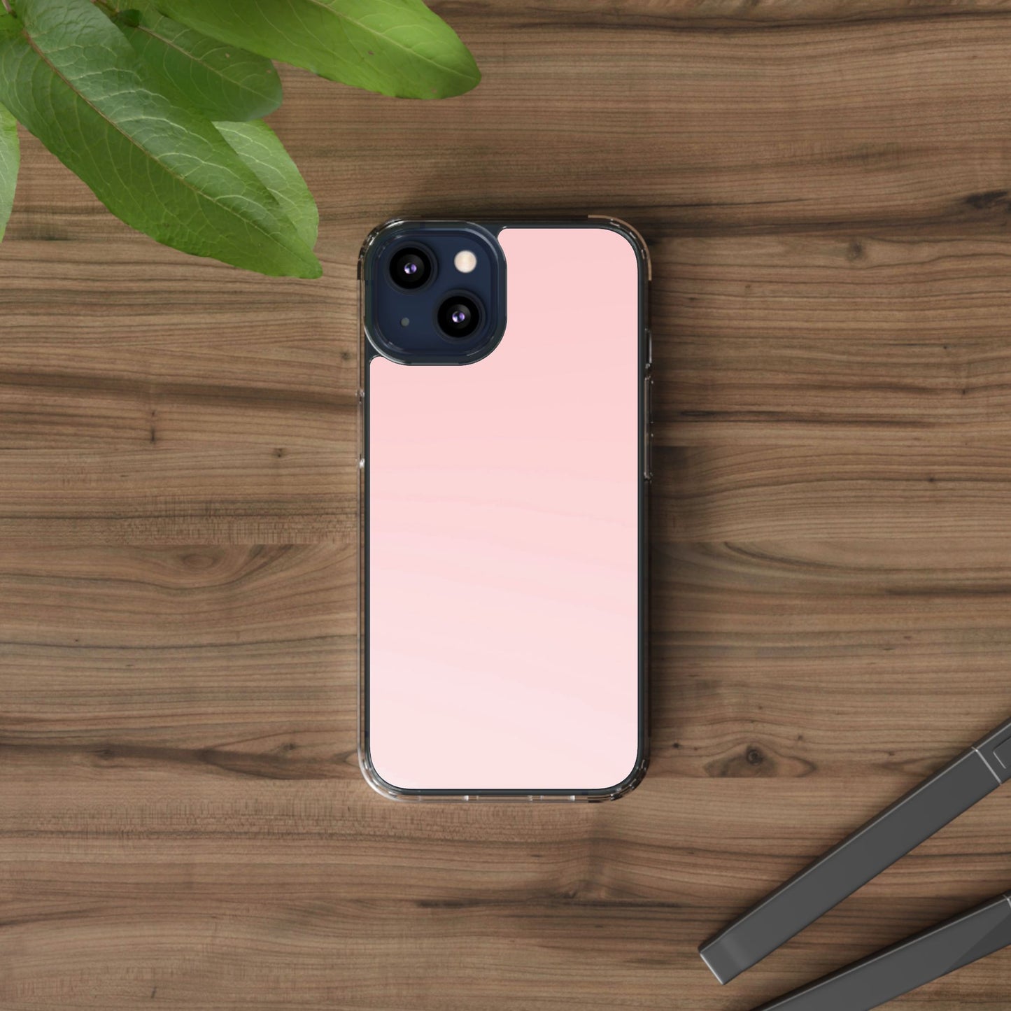 Clear Phone Case – Soft Blush