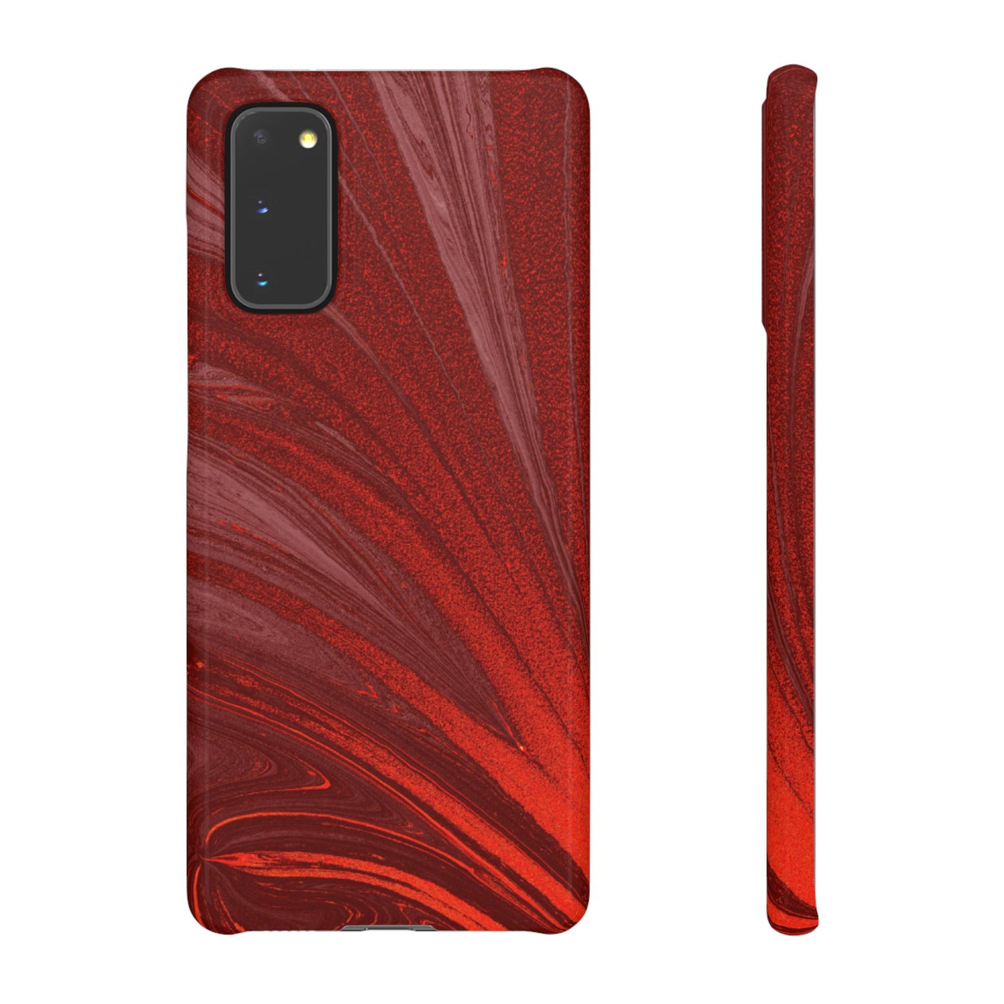Snap Phone Case – Crimson Current