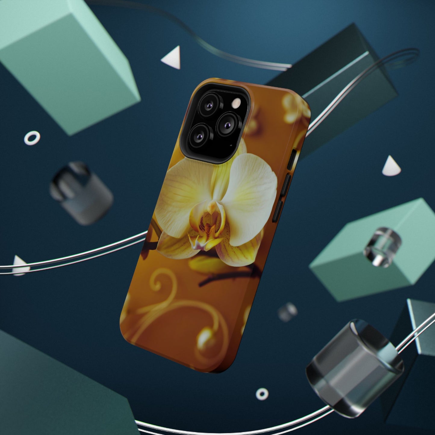 Protective Phone Case – Amber Orchid