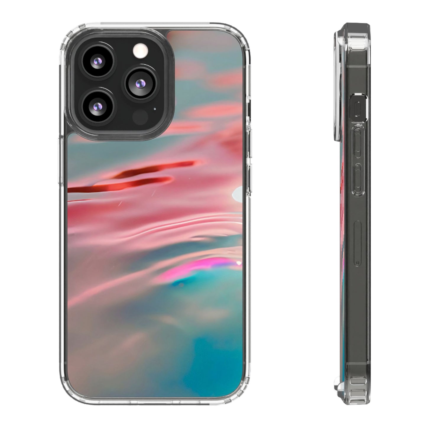 Clear Phone Case – Liquid Sunset