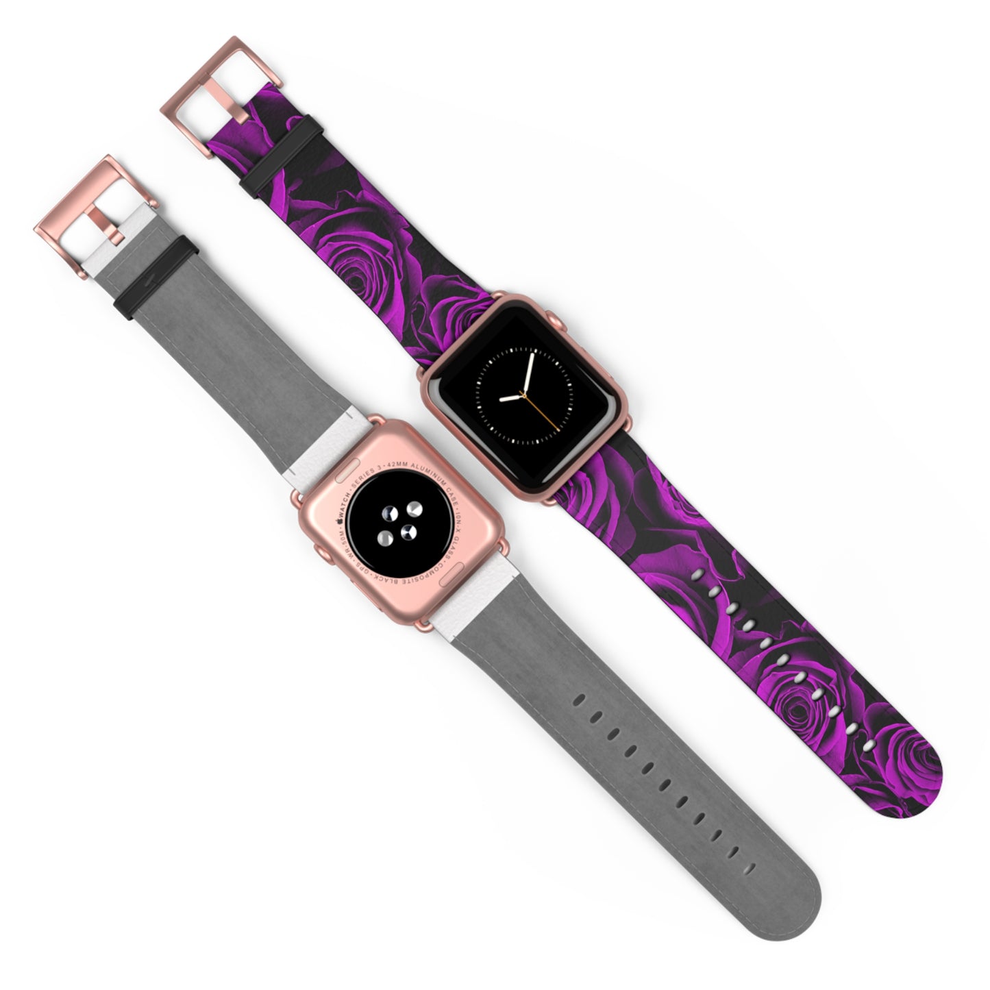 Watch Band – Amethyst Roses