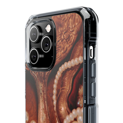 Clear Magnetic Phone Case – Bronze Vanity