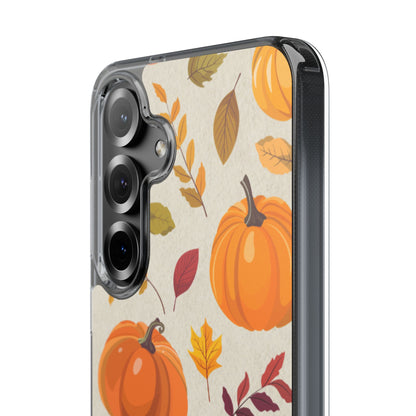 Clear Phone Case – Falling for Pumpkin
