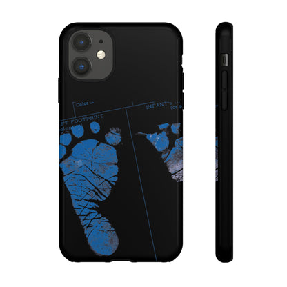Protective Phone Case – Mom’s Little Blue Footprints
