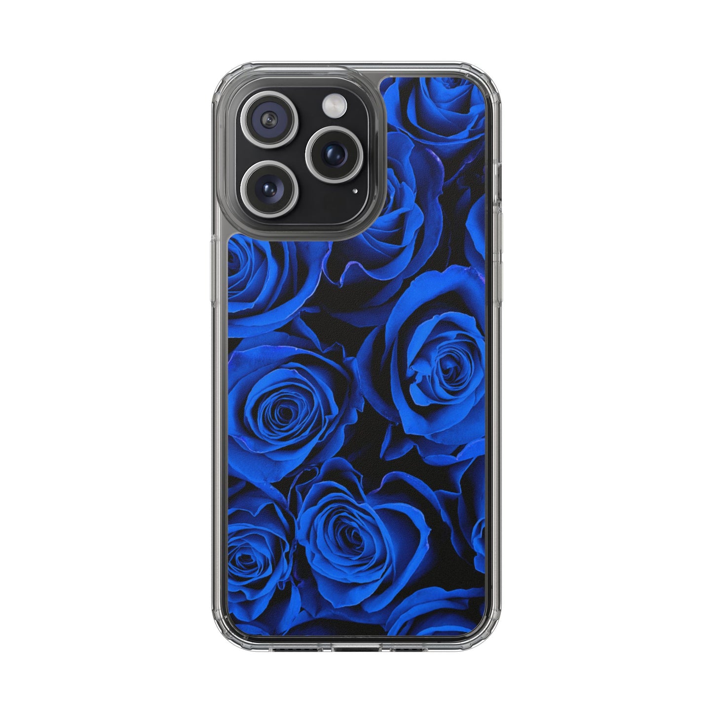 Clear Phone Case – Midnight Bloom