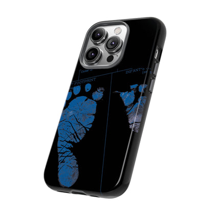 Protective Phone Case – Mom’s Little Blue Footprints