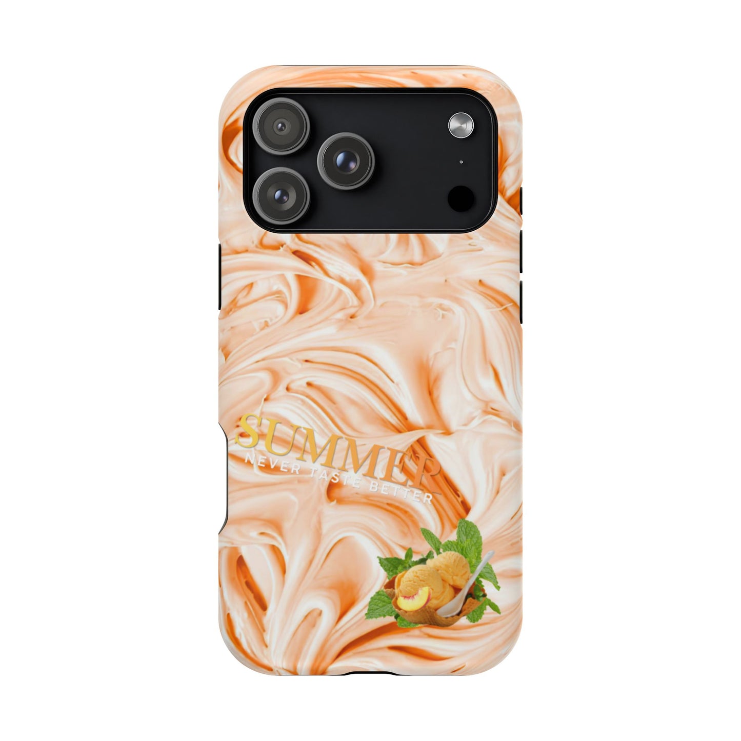 Impact-Resistant Phone Case – Peach Sorbet