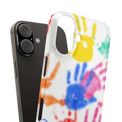 Slim Phone Case – Handprint Memories