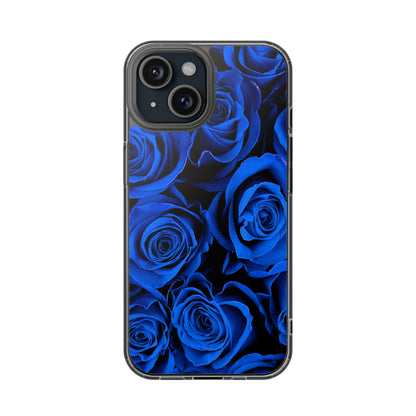 Clear Magnetic Phone Case – Midnight Bloom