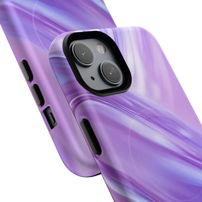 Protective Magnetic Phone Case – Lavender Wave