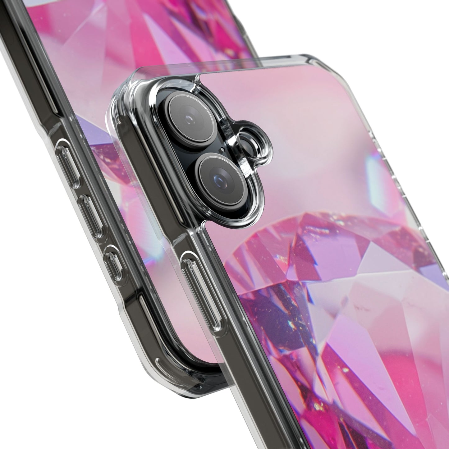 Clear Magnetic Phone Case – Pink Ice
