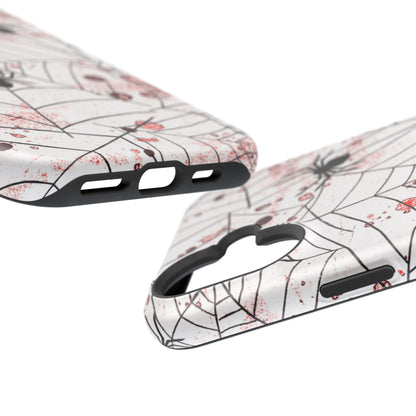 Impact-Resistant Phone Case – Blood Web