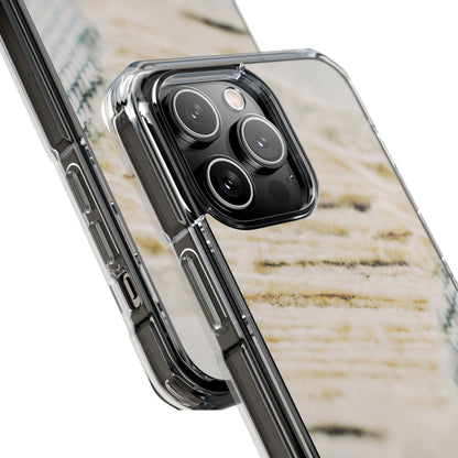Clear Magnetic Phone Case – Woven Warmth