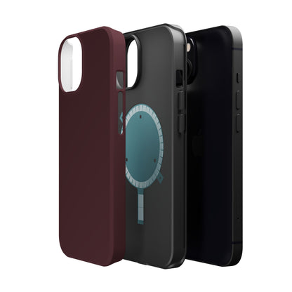 Wireless-Charging Compatible Case – Mulled Wine – Compatible with iPhone 13–17 & Samsung Galaxy S25–S26 Series