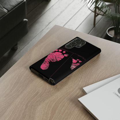 Protective Phone Case – Mom’s Little Pink Footprints