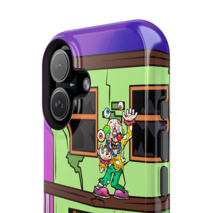 Zombie Arcade Phone Case — Colorful Cartoon Horror Impact-Resistant iPhone Cover
