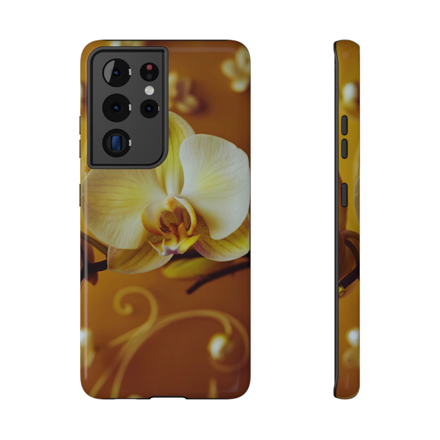 Protective Phone Case – Amber Orchid