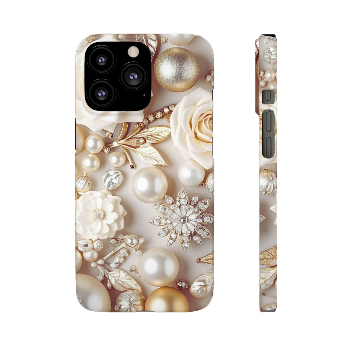 Snap Phone Case – Ivory Opulence