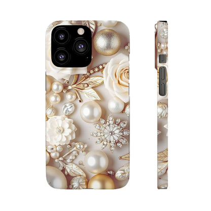 Snap Phone Case – Ivory Opulence