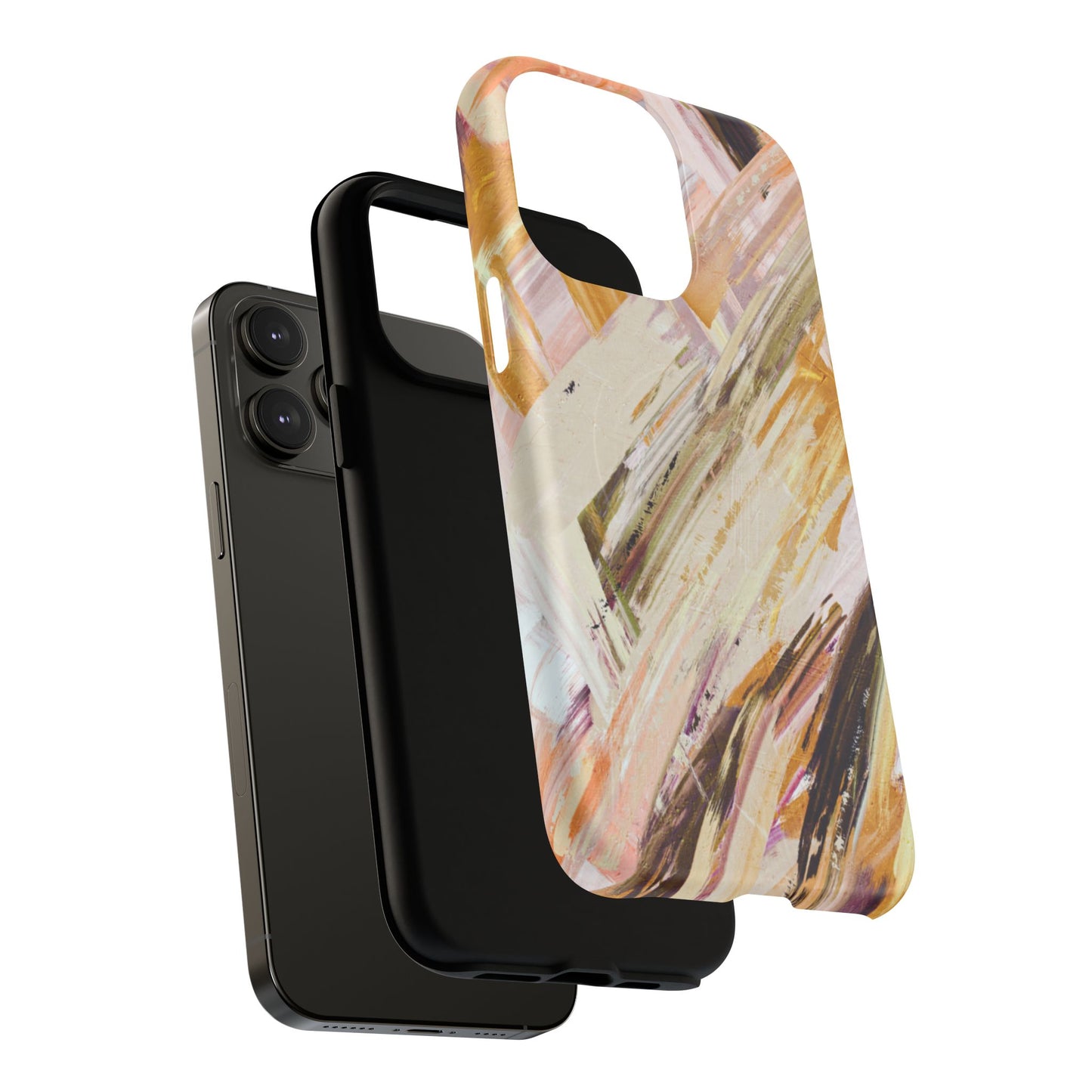 Protective Magnetic Phone Case – Brush & Bronze