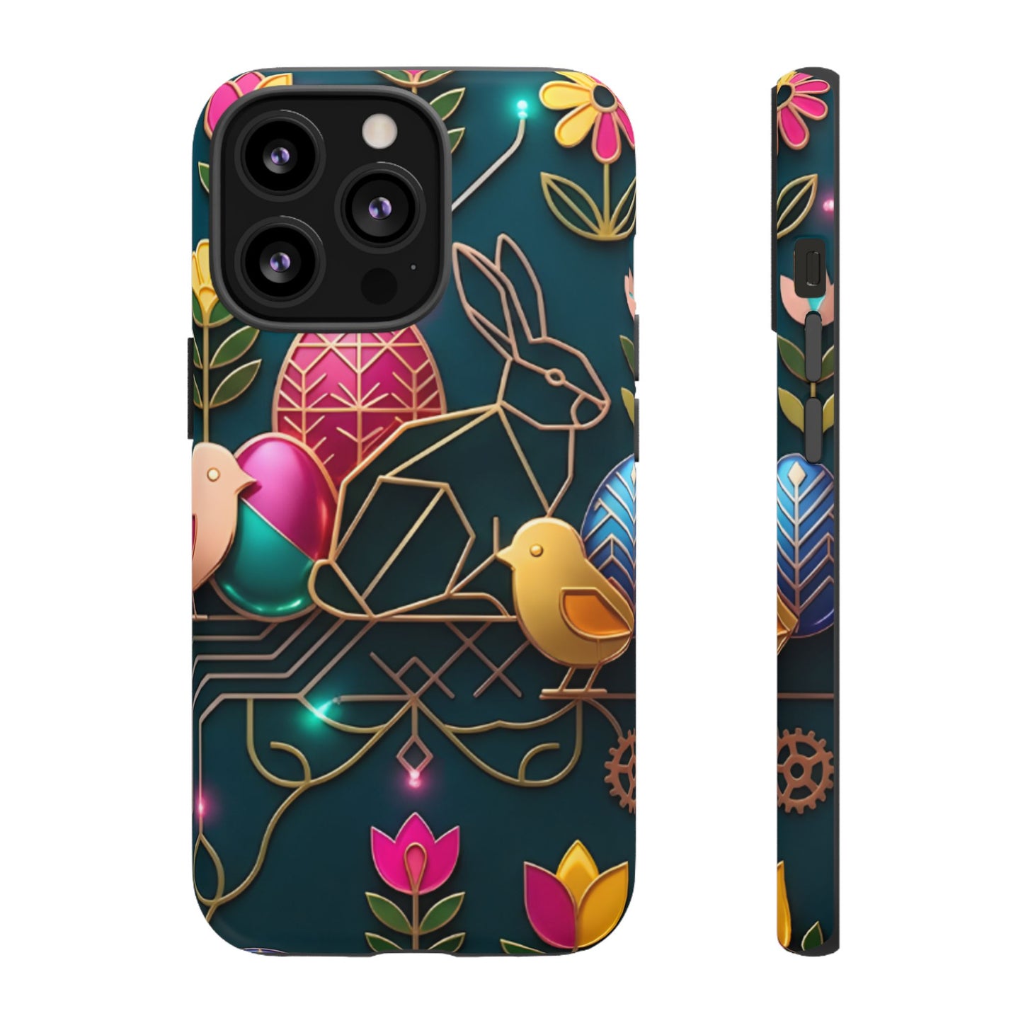 Protective Phone Case – Jeweled Garden