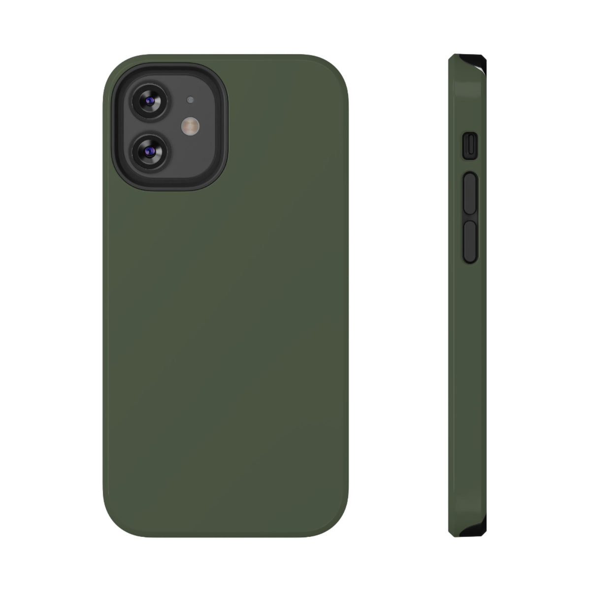 Impact-Resistant Phone Case — Military Green Protective Shockproof Cover