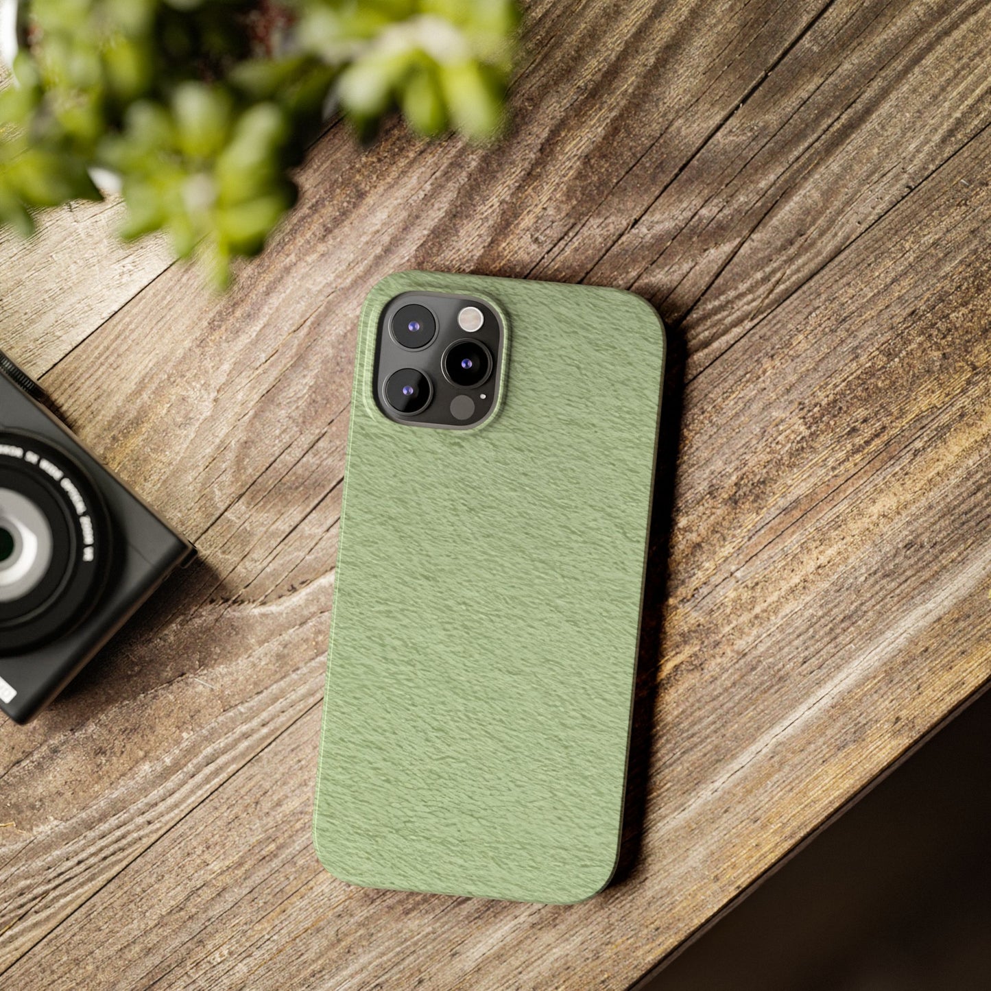 Slim Phone Case – Matcha Wash