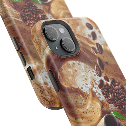 Impact-Resistant Phone Case – Love at First Sip – Compatible with iPhone 11–17 & Samsung Galaxy S22–S26 Series