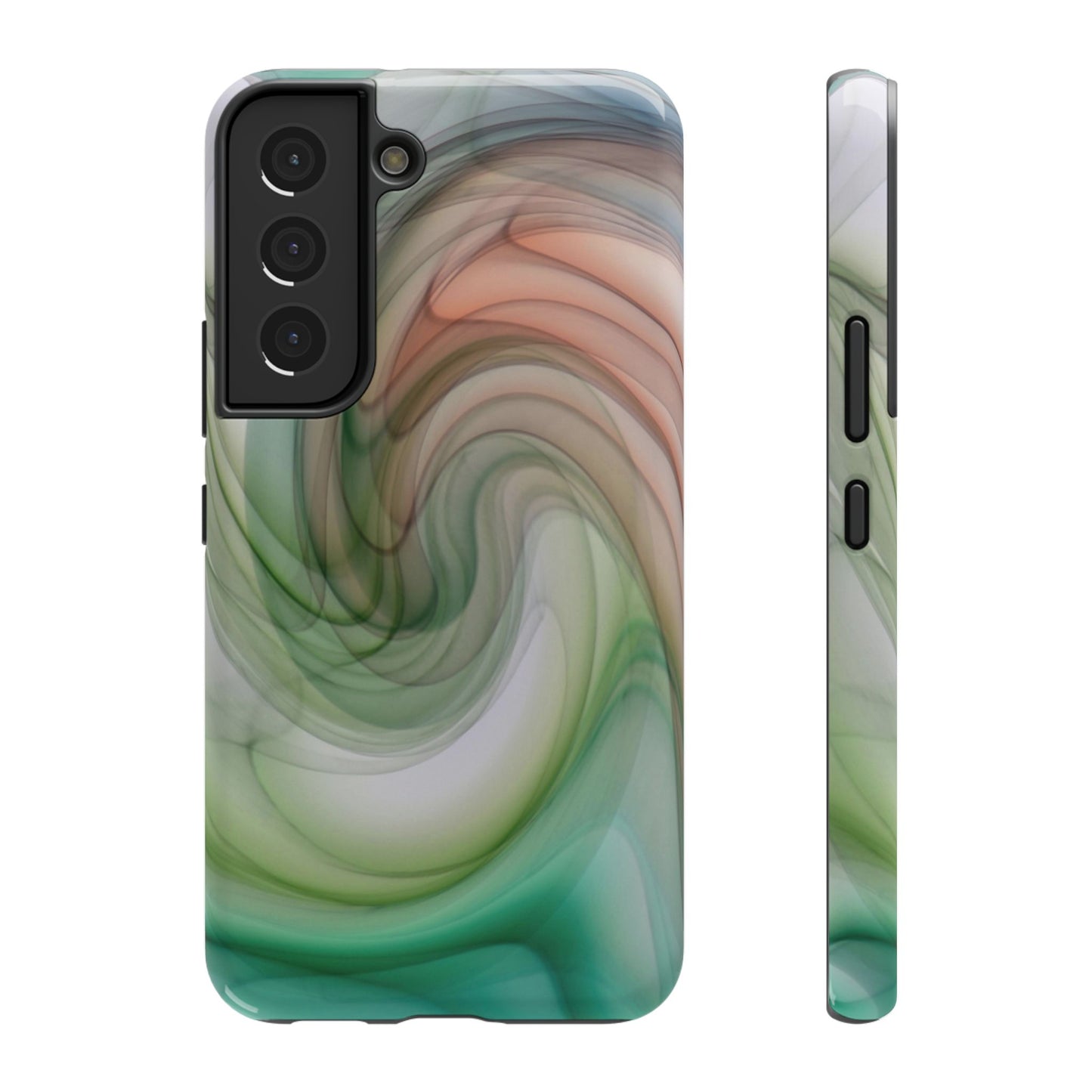 Impact-Resistant Phone Case – Marble Flow