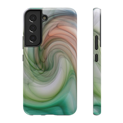 Impact-Resistant Phone Case – Marble Flow
