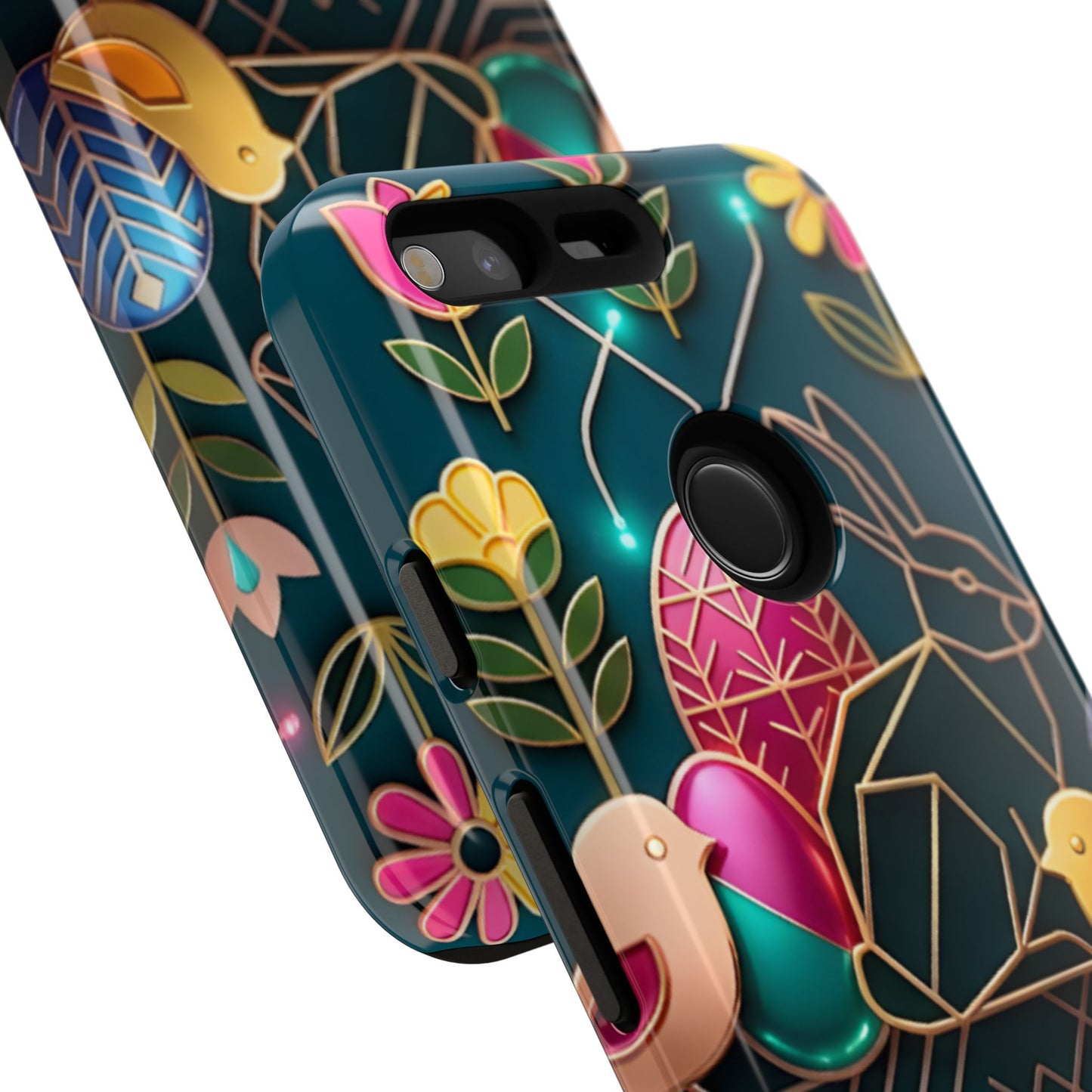 Protective Phone Case – Jeweled Garden