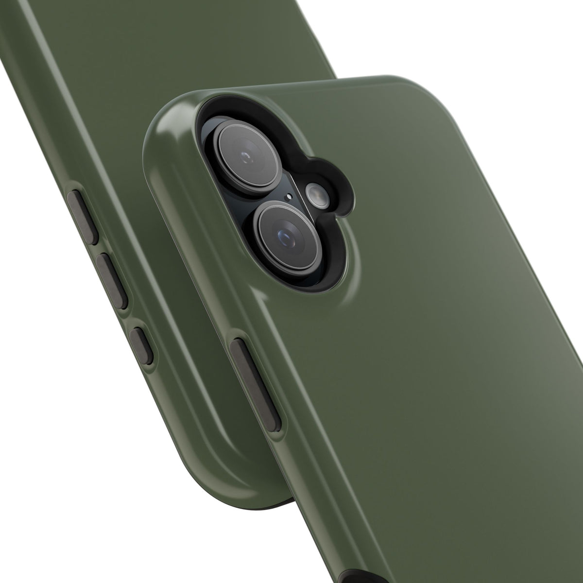 Impact-Resistant Phone Case — Military Green Protective Shockproof Cover