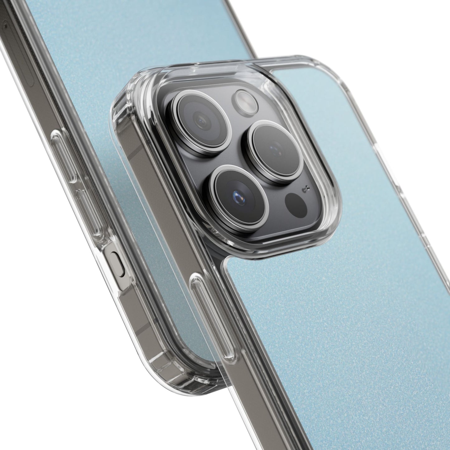 Clear Phone Case – Blue Whisper